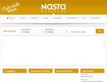 Tablet Screenshot of nastarakennus.fi